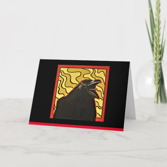 '' MIDNIGHT CROW '' CARD (Front)