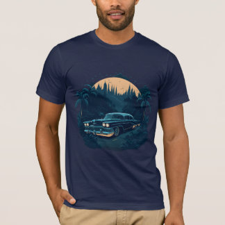 Midnight Cruise: A Retro Cadillac Adventure T-Shirt