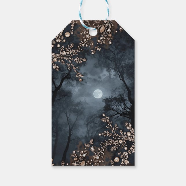 Midnight Crystal Gift Tags (Front)