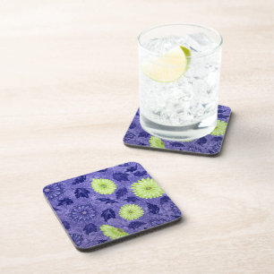 Midnight Daisy Garden Coaster