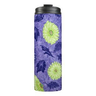 Midnight Daisy Garden Thermal Tumbler
