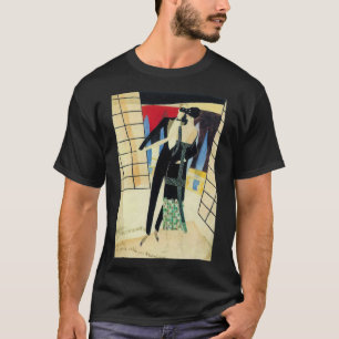 Midnight dancers poster by Rene Magaritte T-Shirt