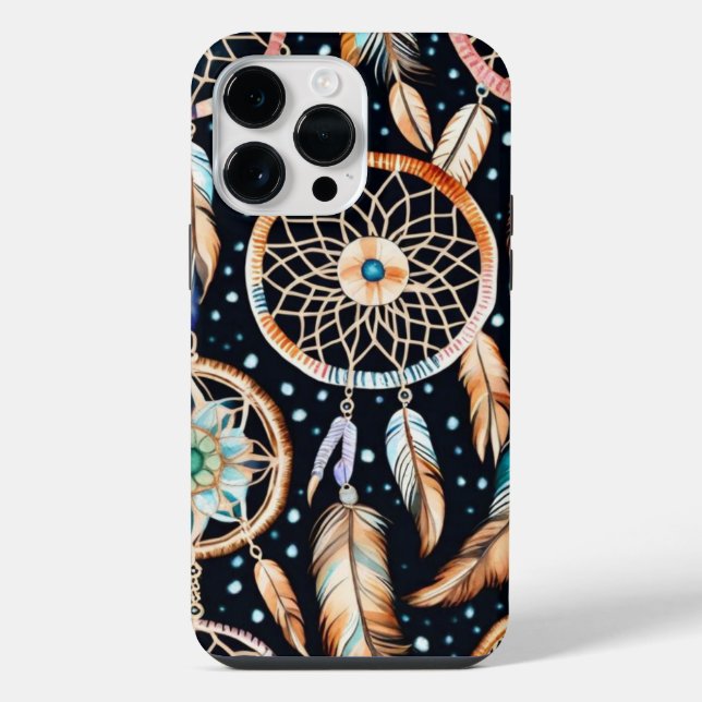 Midnight Dream-Catching iPhone Case (Back)