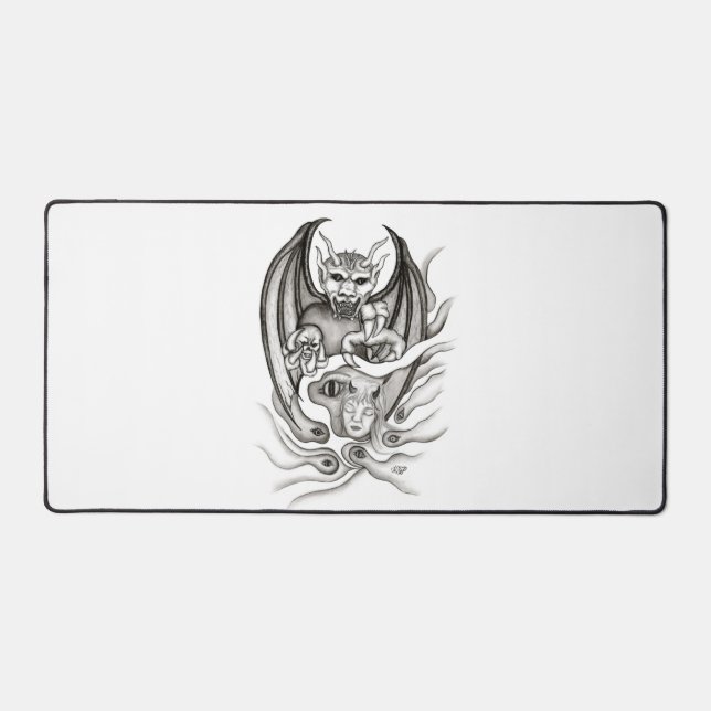 Midnight Dream - Devils Desk Mat (Front)