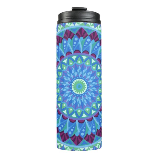 Midnight Dreams Mandala Thermal Tumbler (Front)