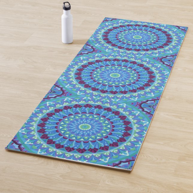 Midnight Dreams Mandala Yoga Mat (In Situ)