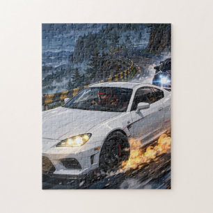 Midnight Drift Racer Jigsaw Puzzle