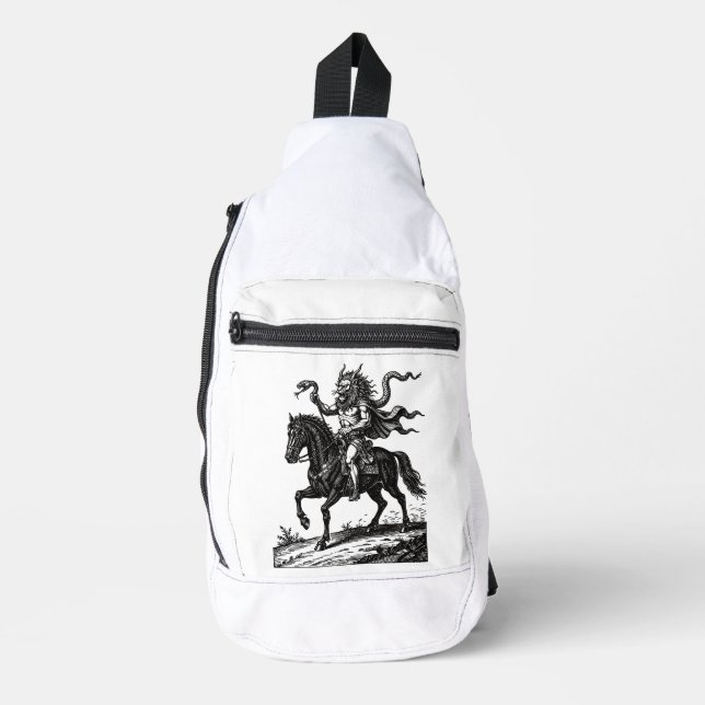Midnight Earl Ascending Sling Bag (Front)