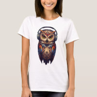 Midnight Echo – Abstract Owl with Soul