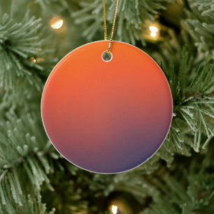 Midnight Ember Gradient Ceramic Tree Decoration