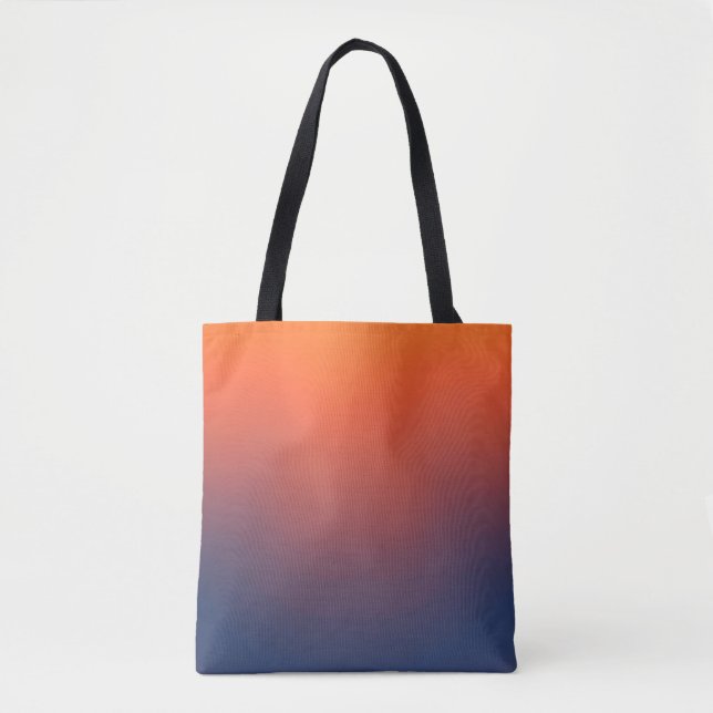 Midnight Ember Gradient Tote Bag (Front)