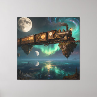 Midnight Express Through the Celestial Realms Canvas Print
