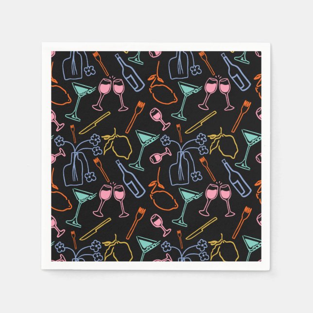 Midnight Feast Napkin (Front)