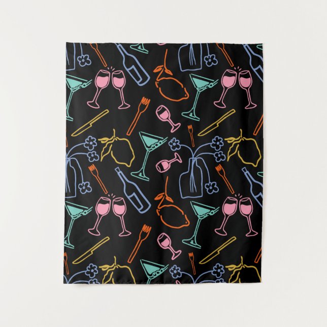 Midnight Feast Tapestry (Front)