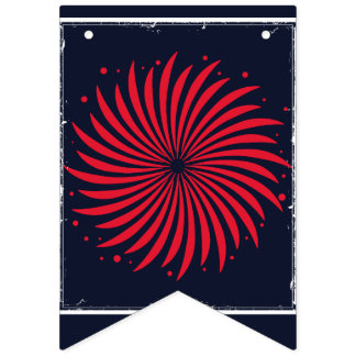 Midnight Fireworks Patriotic Bunting