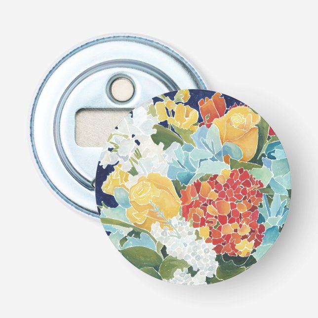 Midnight Florals II Bottle Opener (Front)