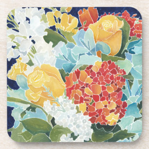 Midnight Florals II Coaster
