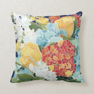 Midnight Florals II Cushion