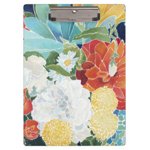 Midnight Florals III Clipboard