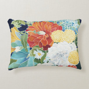 Midnight Florals III Decorative Cushion