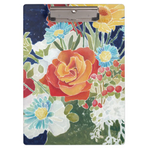 Midnight Florals IV Clipboard