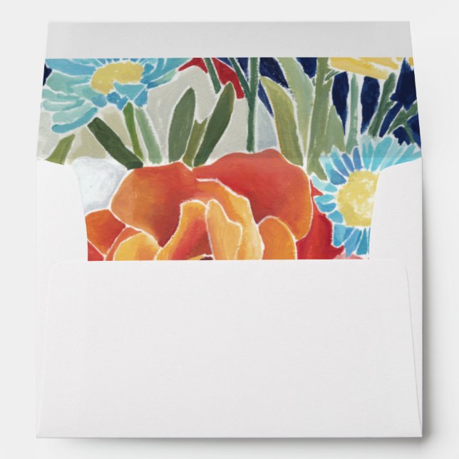 Midnight Florals IV Envelopes (Back (Bottom))