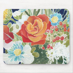 Midnight Florals IV Mouse Mat