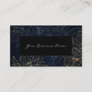 Midnight Flower Business Card