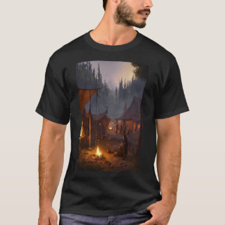 Midnight Fog: A Mysterious Dance of Shadows and L T-Shirt