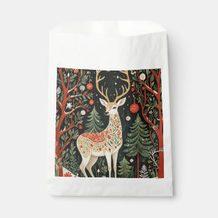 Midnight Forest Christmas Deer Favour Bags