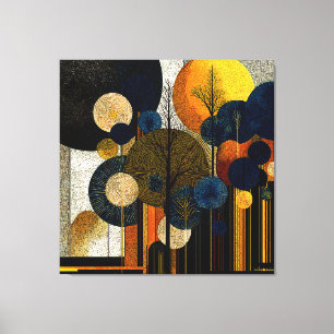 Midnight Forest on the Planet Mercury #1 Canvas Print