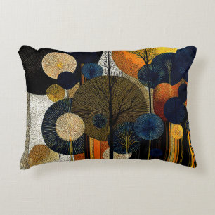 Midnight Forest on the Planet Mercury #1 Decorative Cushion