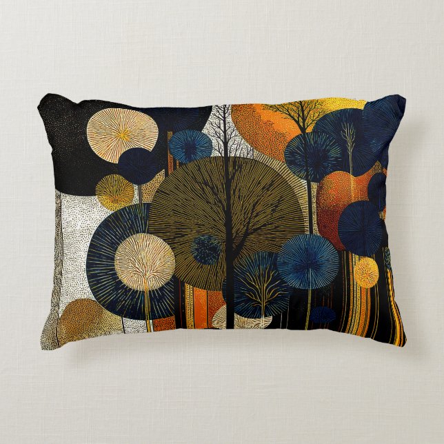 Midnight Forest on the Planet Mercury #1      Decorative Cushion (Front)