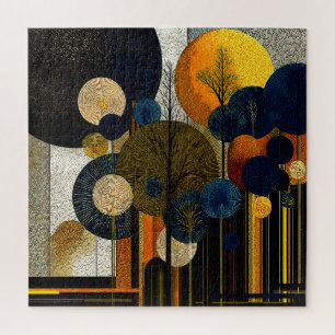 Midnight Forest on the Planet Mercury #1 Jigsaw Puzzle