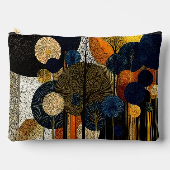 Midnight Forest on the Planet Mercury #1 Towel Accessory Pouch (Front)