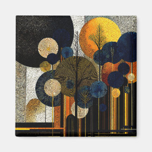 Midnight Forest on the Planet Mercury #1 Towel Magnet