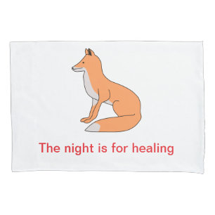 Midnight Fox – Healing Night Pillow Cover