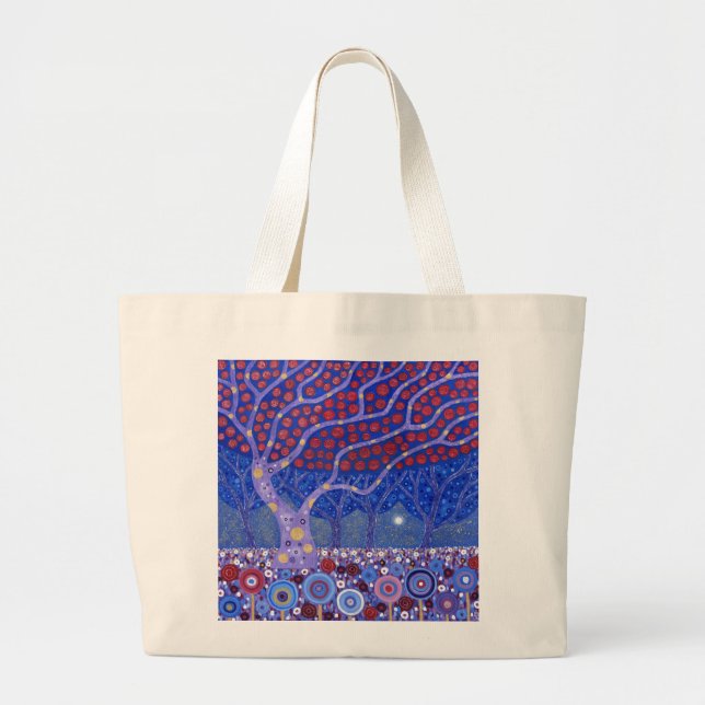 Midnight Garden 2010 Large Tote Bag (Front)