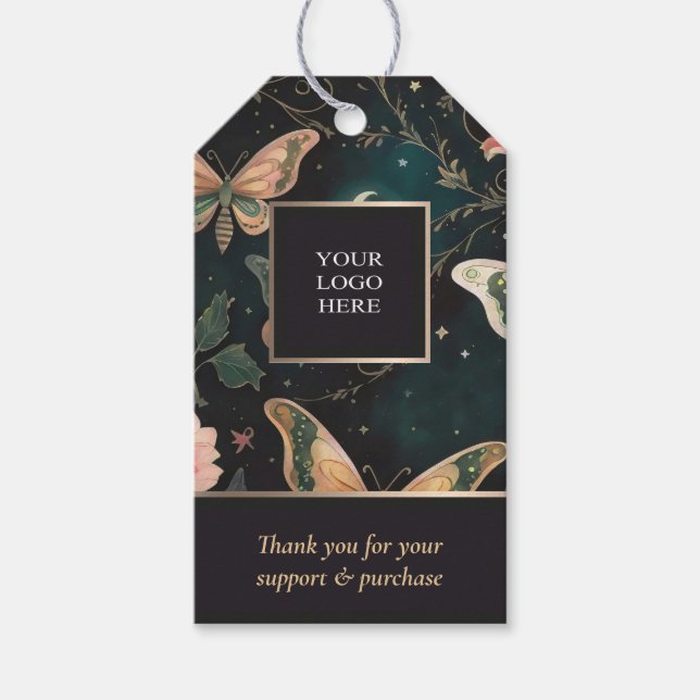 Midnight Garden Custom Packaging Tag (Front)