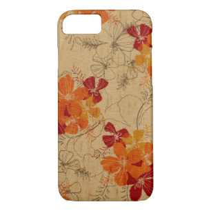 Midnight Garden Hawaiian Faux Wood iPhone 8/7 Case