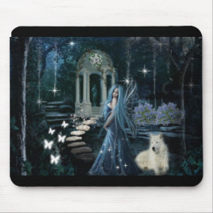 Midnight Garden Mouse Mat