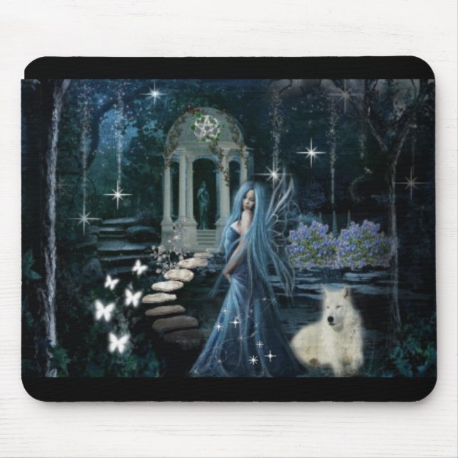 Midnight Garden Mouse Mat (Front)