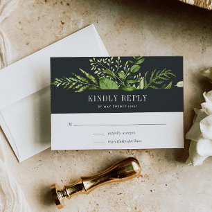 Midnight Garden RSVP Card