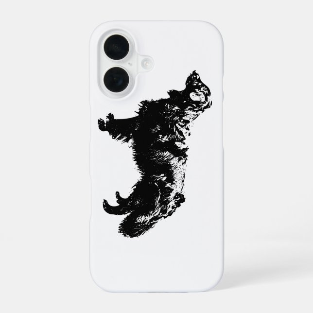 Midnight Garden Sentry iPhone 16 Case (Back)