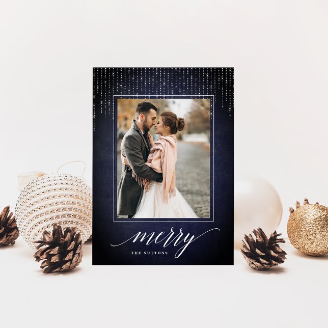 Midnight Garland | Holiday Photo Card (Creator Uploaded)