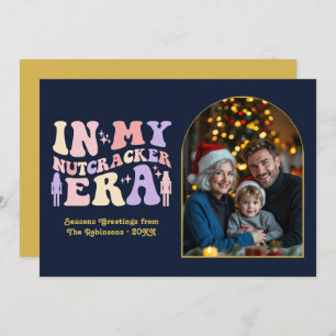 Midnight Glam In My Nutcracker Era Christmas Photo Holiday Card