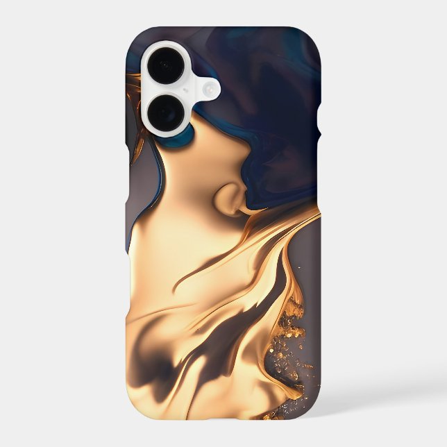 Midnight Gold Liquid Marble (Back)