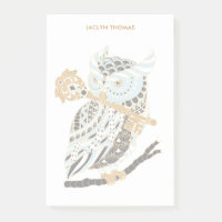 Midnight Great Horned Owl Personalised