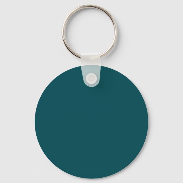 Midnight Green 004953 Colour - Option to Add Name Key Ring (Front)