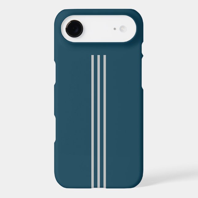Midnight Green and Silver iPhone 17 Air Case (Back)